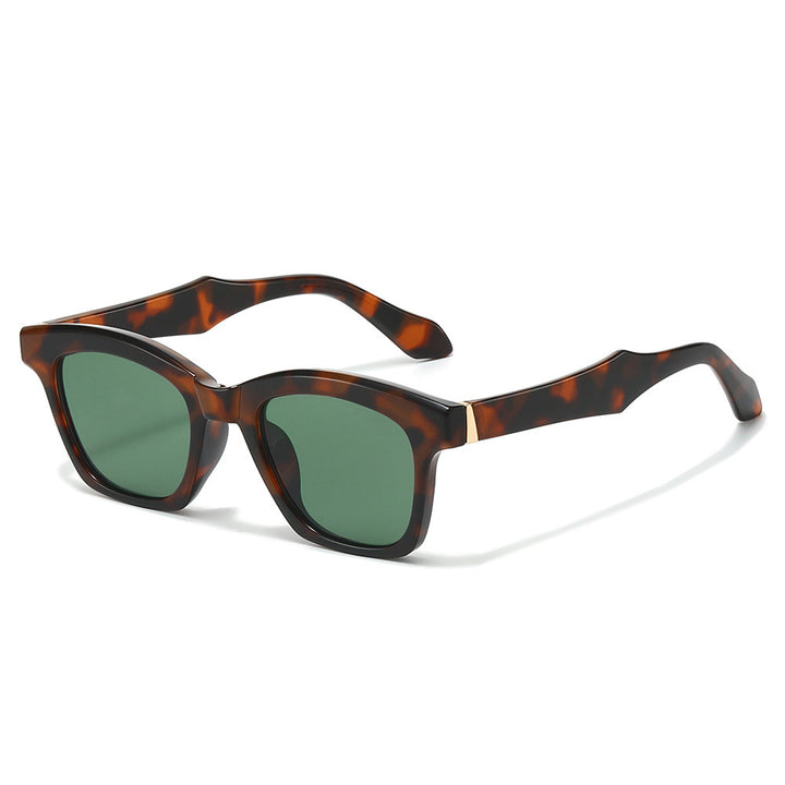 Stylische Übergroße Schildkrötenpanzer Rahmen Sonnenbrille Karnz
