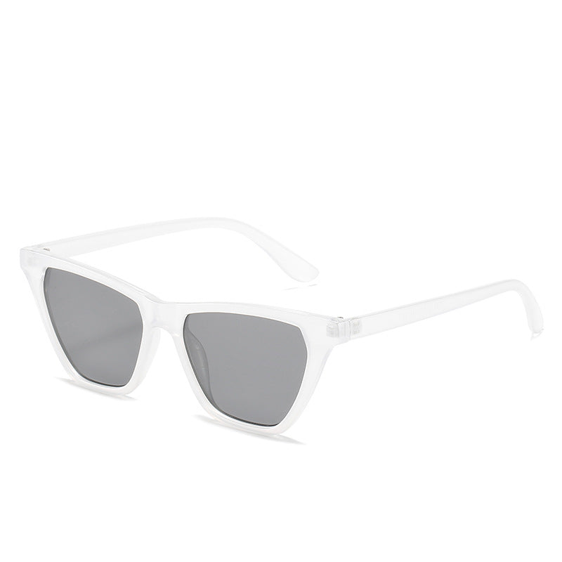Damen Cat-Eye Sonnenbrille mit innovativem transparentem Rahmen Karnz