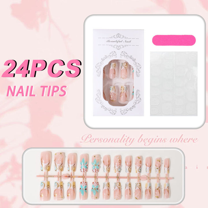 Dekorative Press-On Nail Art Tipps Karnz