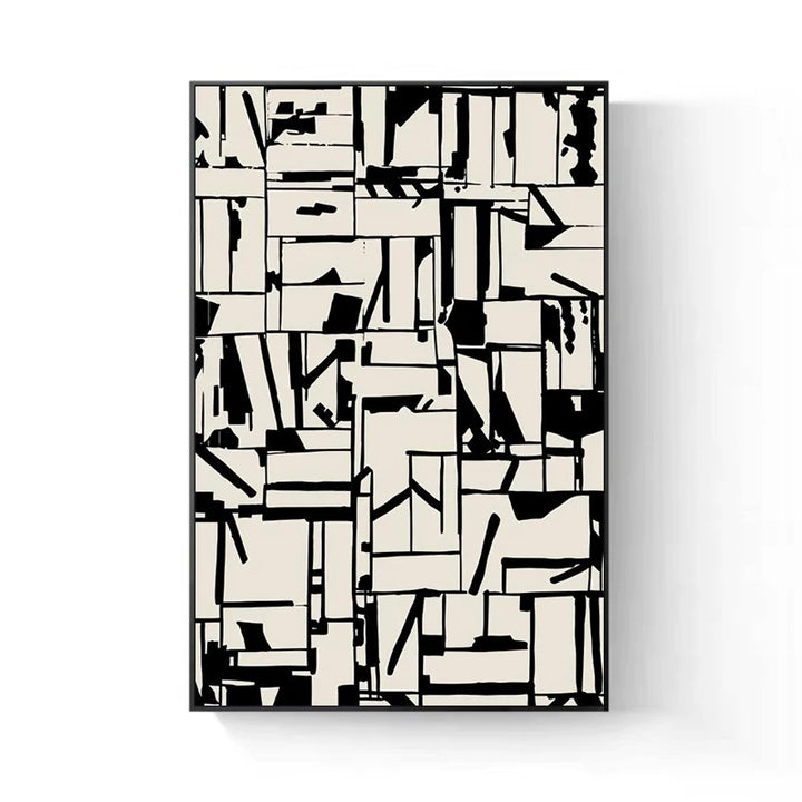 Abstrakte Geometrische Wandkunst Leinwand