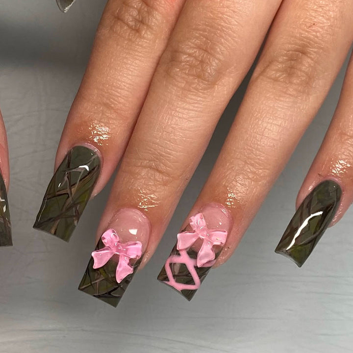 Floral Ombre Nagel Wraps Karnz