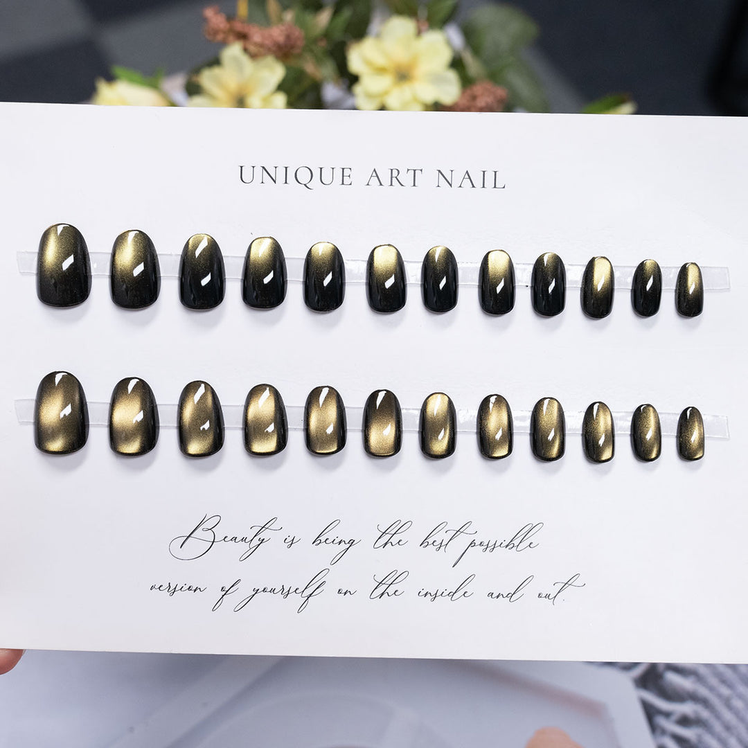 Wunderschönes langes Stiletto Press-On-Nagelset