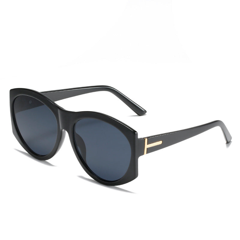 Oversized Vintage-inspirierte Mode-Sonnenbrille Karnz