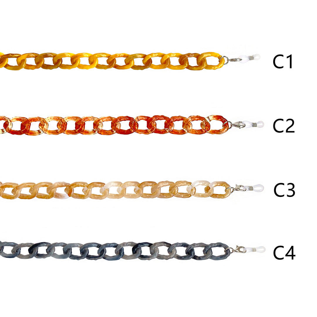 Chunky Resin Brillenband Karnz