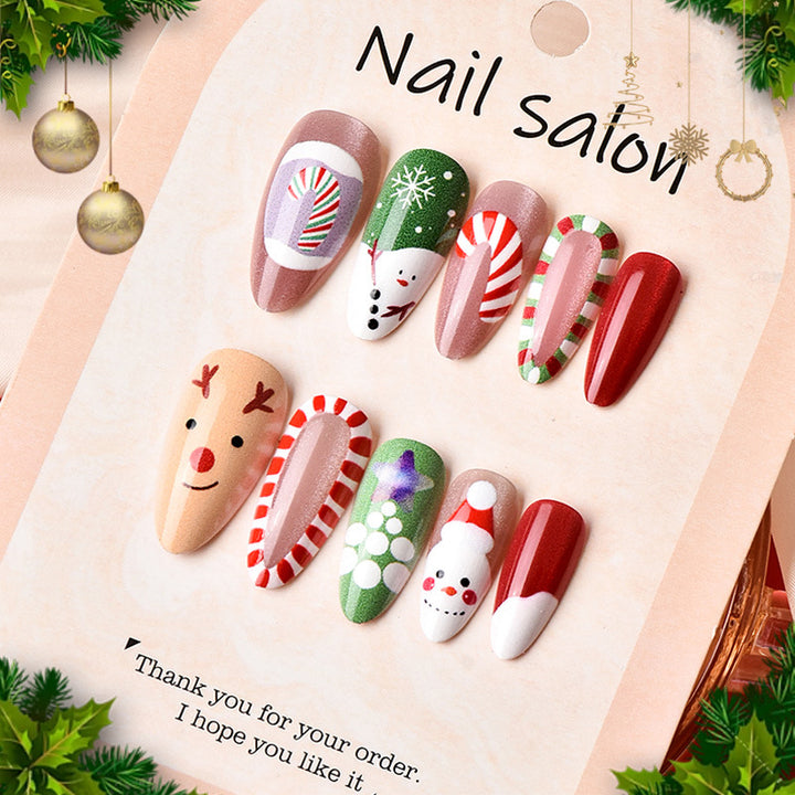 Festliches, Feiertags-Thema Press-On Nagelkunst-Set Karnz 1790636733