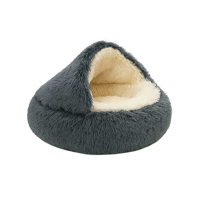 Gemütliches Kunstpelz-Hundebett