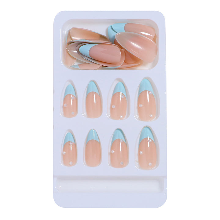 Elegantes French Tip Press-On Nail Set Karnz