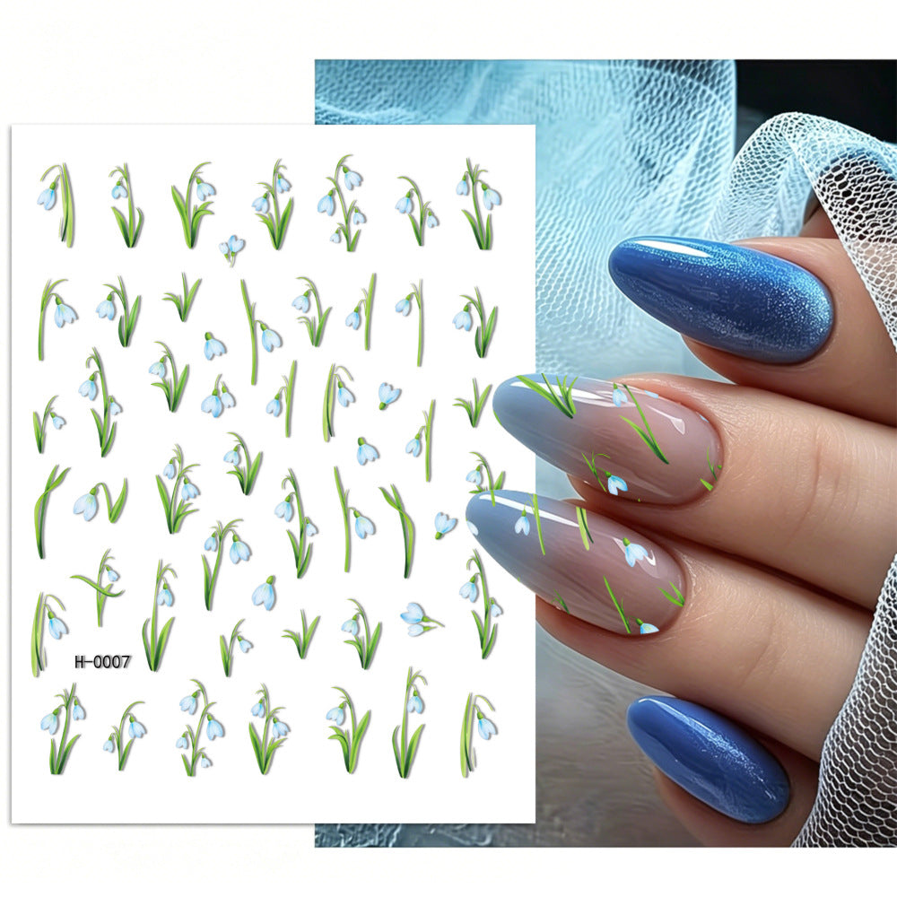 Kreative Nagelkunst Aufkleber