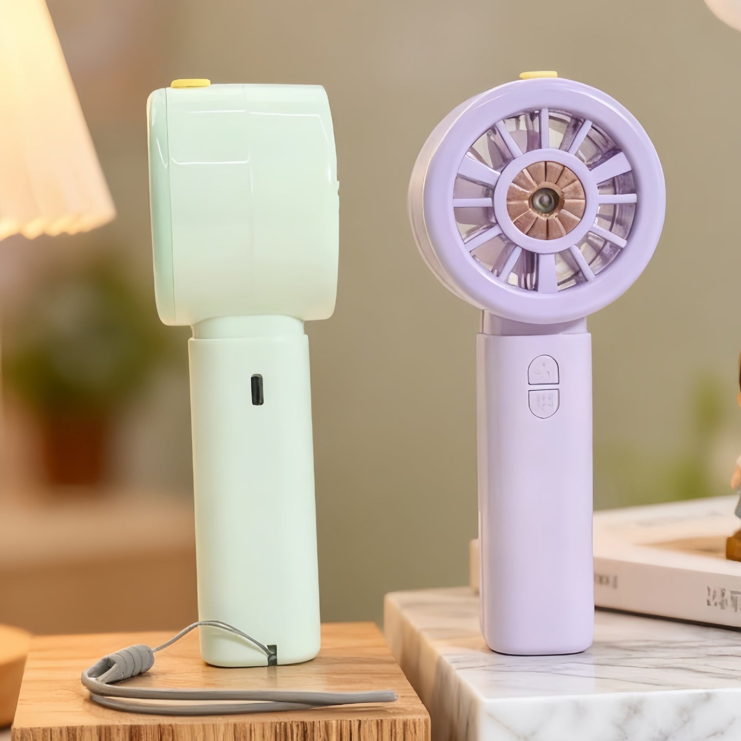 Unisex Handventilator mit Sprühfunktion Karnz
