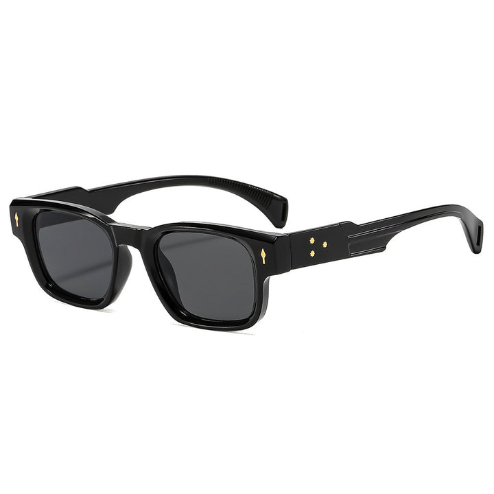 Retro-inspirierte quadratische Sonnenbrille Karnz