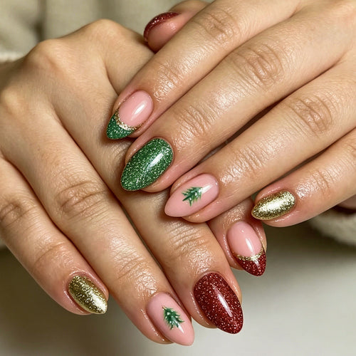 Festives Kunstvolles Nageldesign Karnz