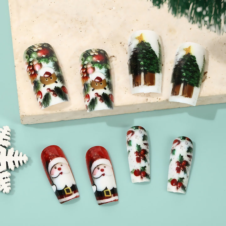 Kunstnägel im festlichen Weihnachtsdesign Karnz 1788542011