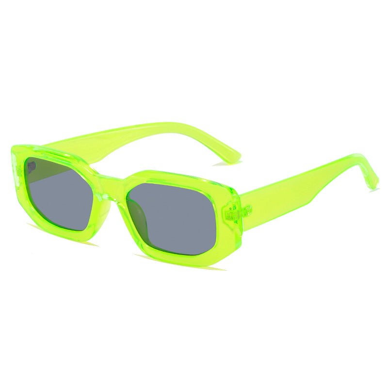 Damen modische quadratische Sonnenbrille mit unverwechselbarem Rahmen Karnz