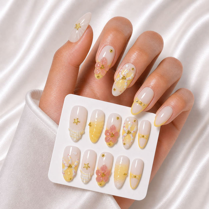 Blumen 3D Nageldesign Set Karnz