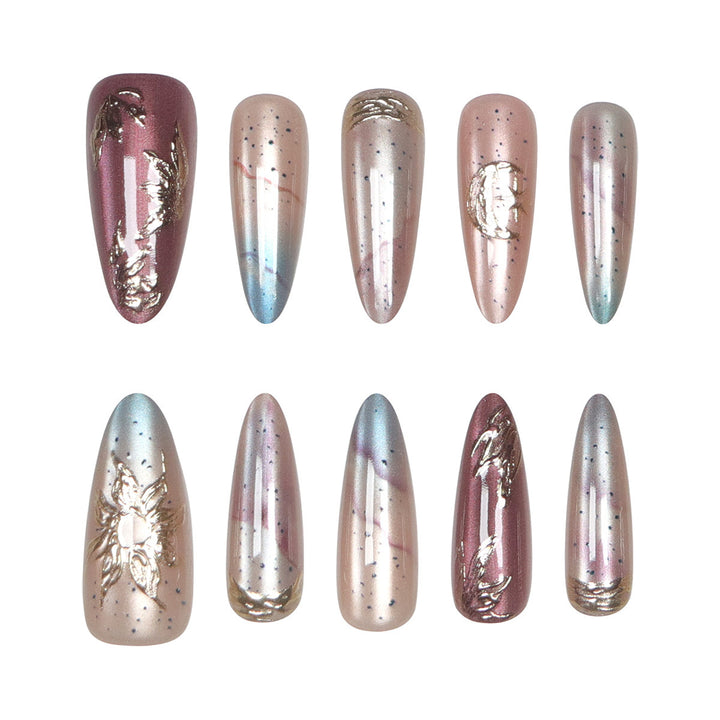 Skulptierte Stiletto Nagelverlängerungen Karnz