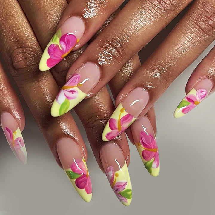 Blumen Design Acryl Nagelverlängerungen Karnz