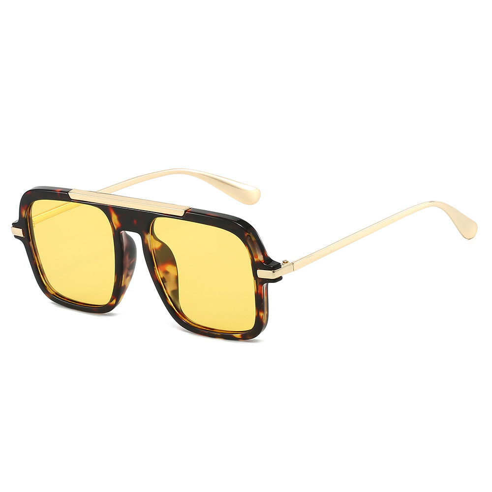 Damen modische Sonnenbrille mit angesagtem quadratischem Rahmen Karnz