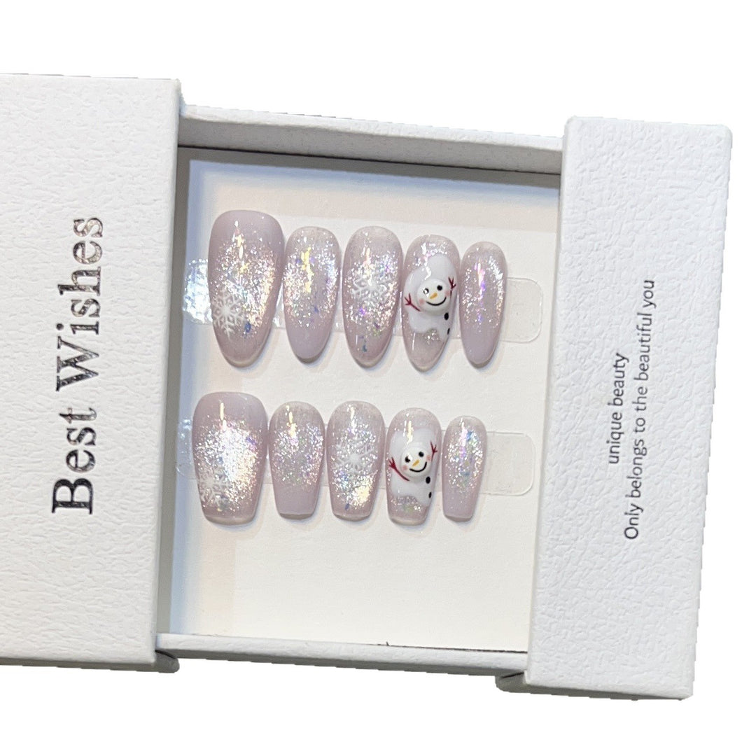Festliches saisonales Press-On Nagelkunstset