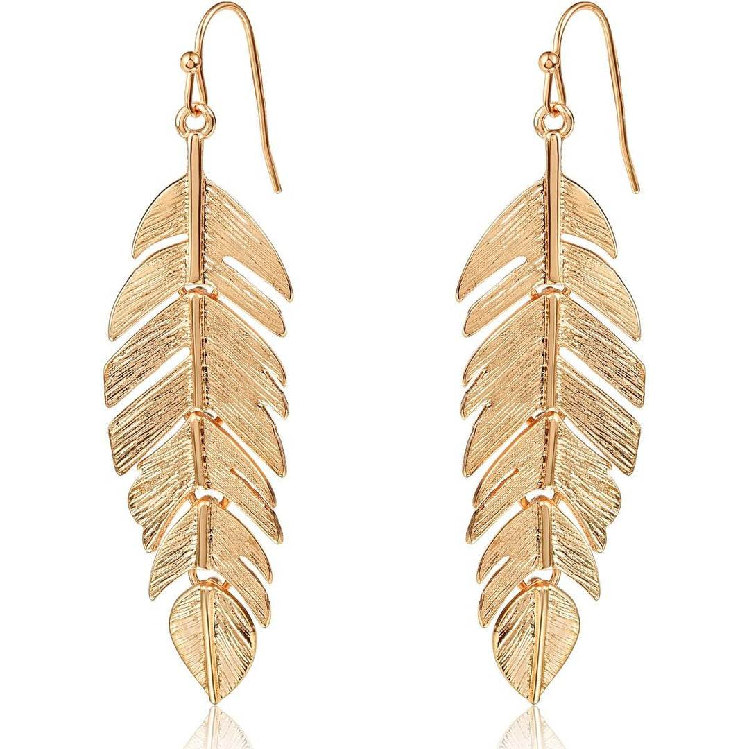 Blatt Design Ohrringe Karnz