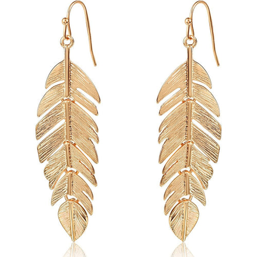 Blatt Design Ohrringe Karnz