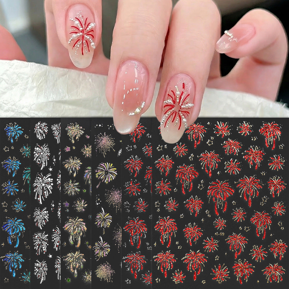 Dekorative Nagelkunst-Folie-Sticker