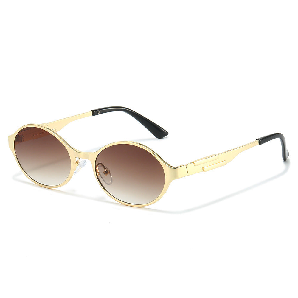 Einzigartige ovale Rahmen-Sonnenbrille Karnz