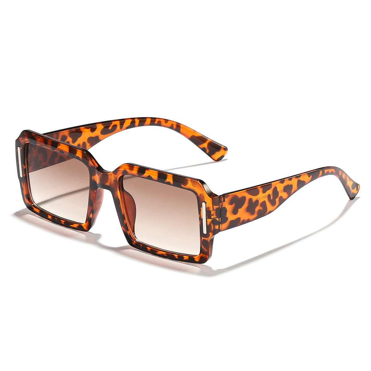 Damen modische quadratische Sonnenbrille mit stylischem Kunststoffrahmen Karnz