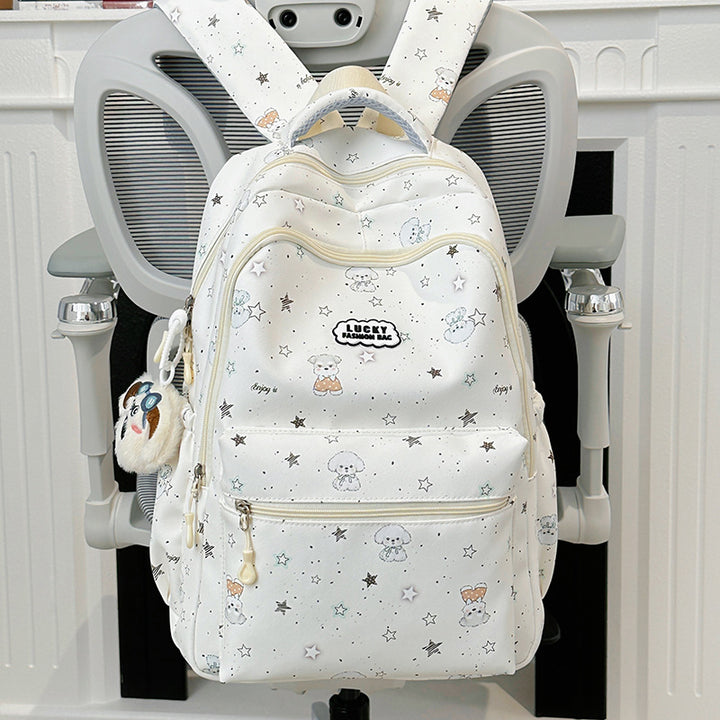 Verspielt Tierdruck Schul Rucksack