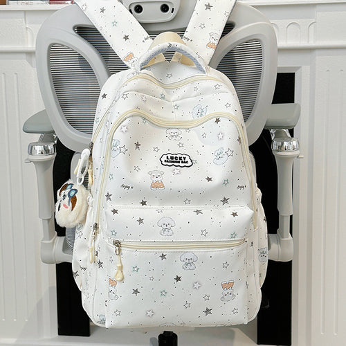 Verspielt Tierdruck Schul Rucksack