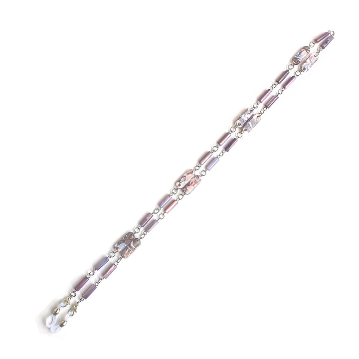 Elegante Edelstein Brille Kette Karnz