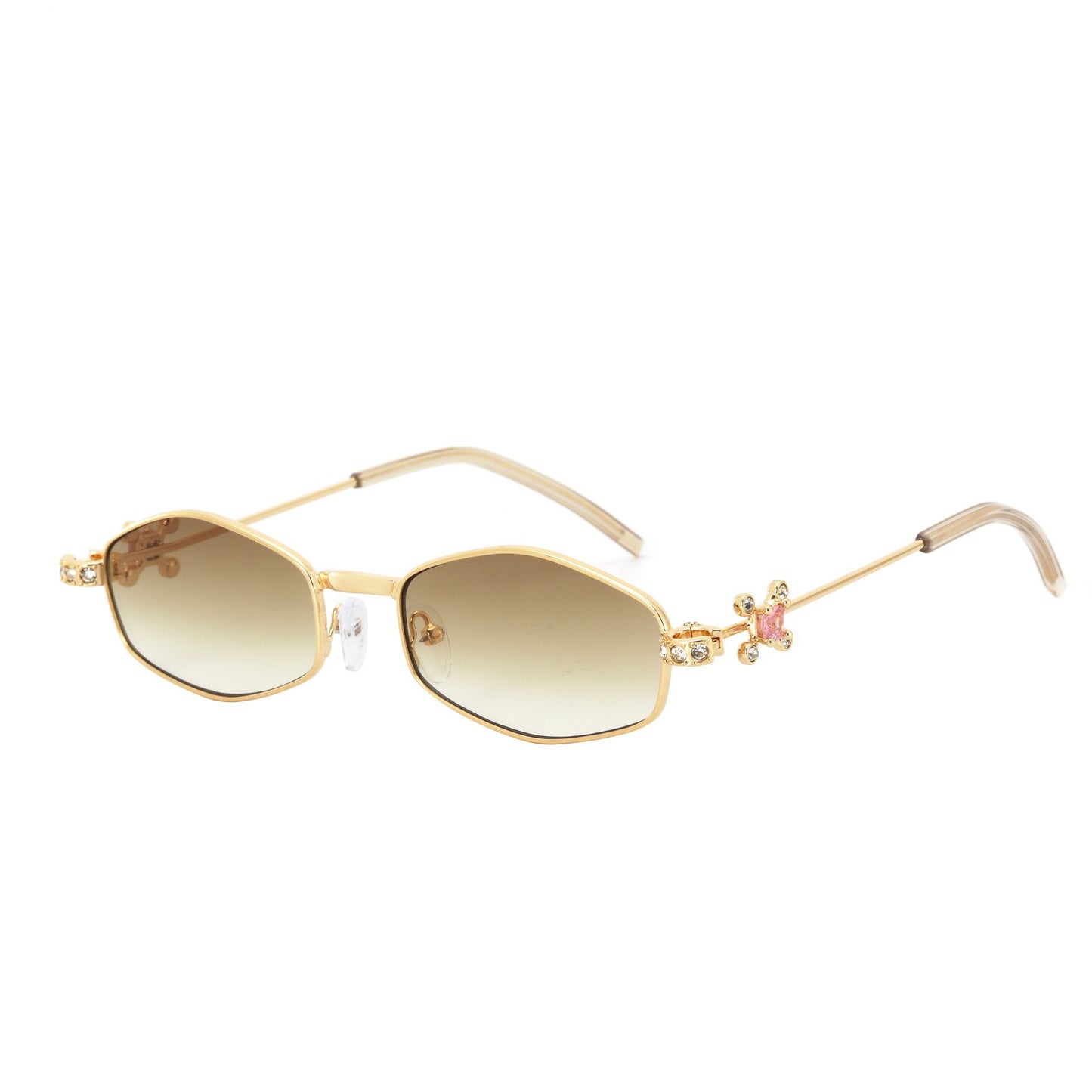 Damen Designer-Sonnenbrille mit elegantem Schmuckrahmen Karnz