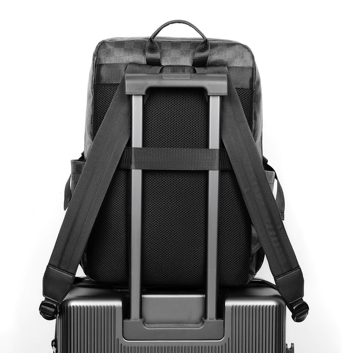 Moderner kariert Laptop-Rucksack