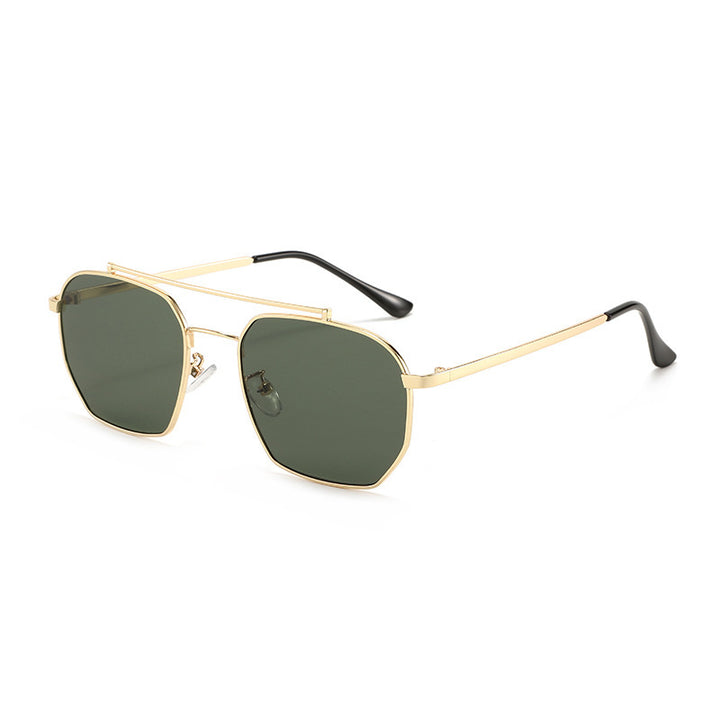 Modisch-futuristische eckige Sonnenbrille Karnz