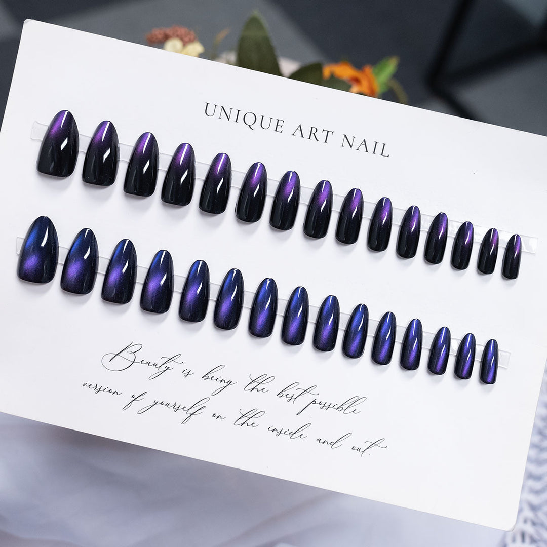 Premium Glossy Press-On Nail Set