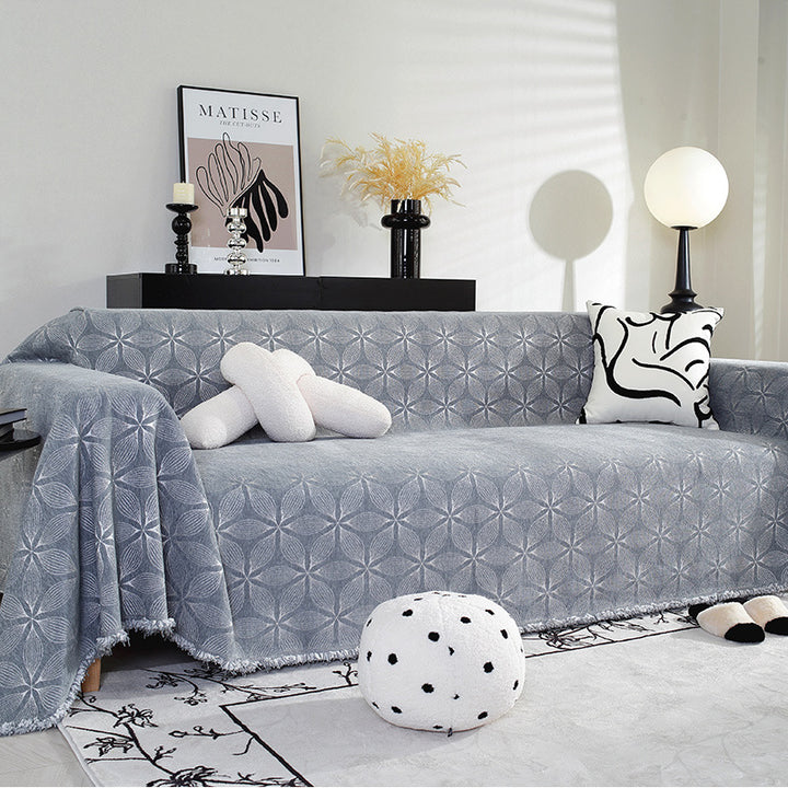 Strukturierte dekorative Sofaüberwurfdecke
