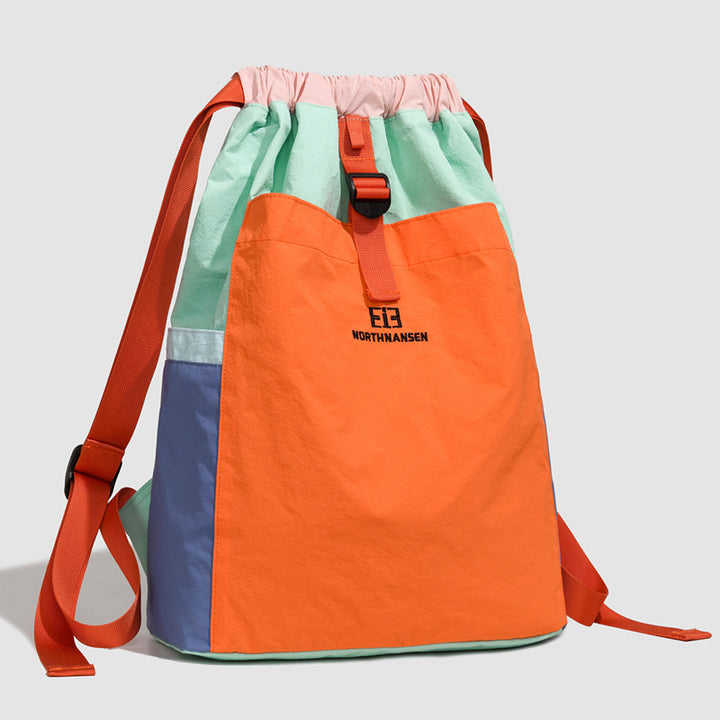 Bunter Kordelzug-Rucksack Karnz