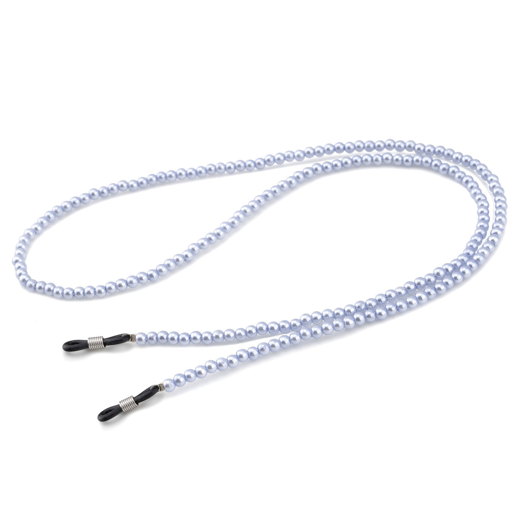 Perlmuttfarbener Brillenhalter Kette Karnz