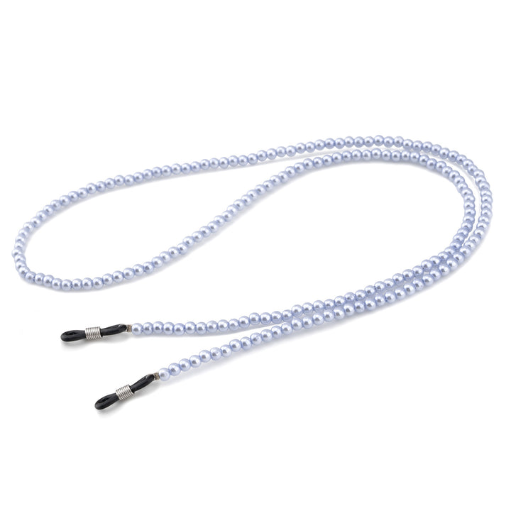 Perlmuttfarbener Brillenhalter Kette Karnz