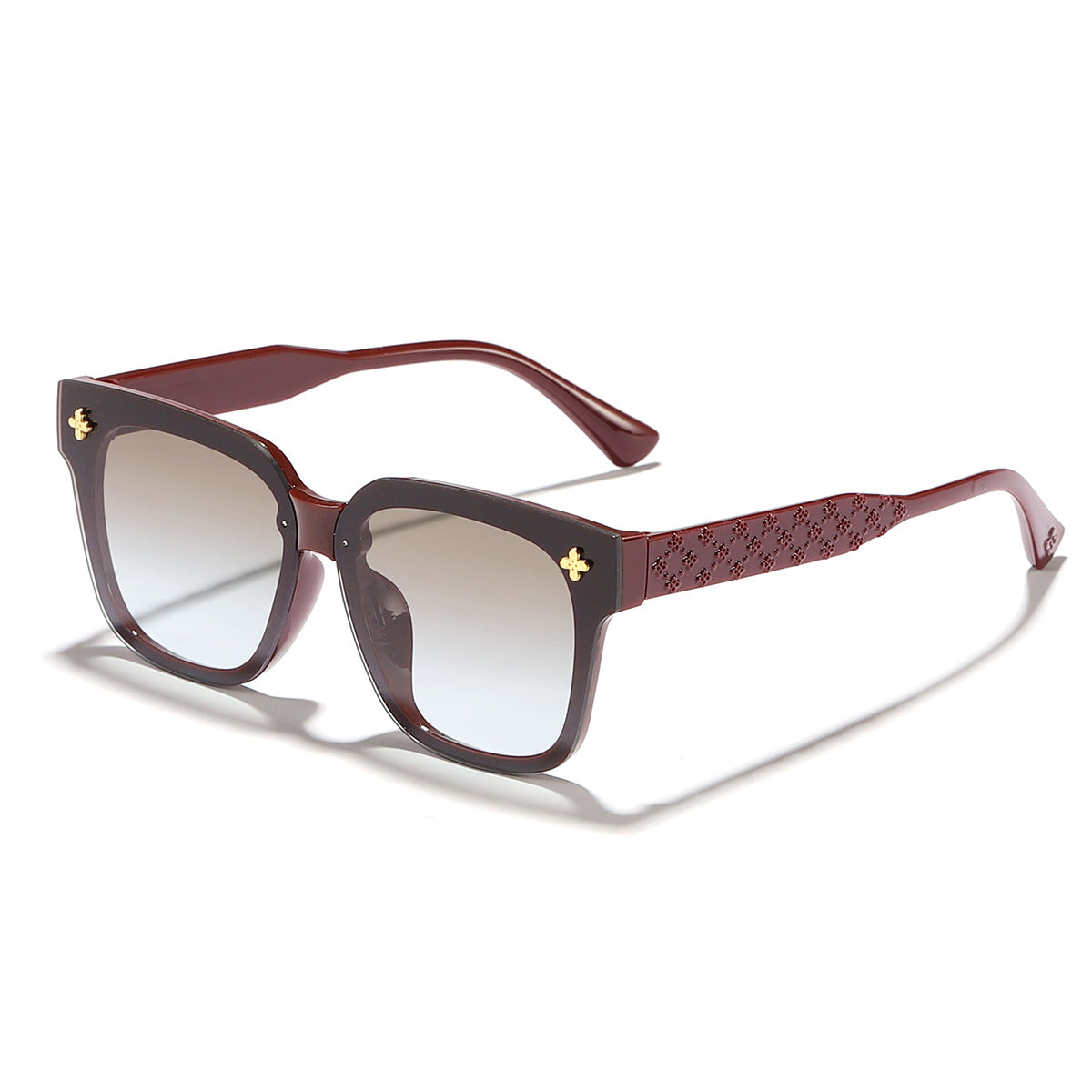 Damen stilvolle quadratische Sonnenbrille mit modischem Design Karnz