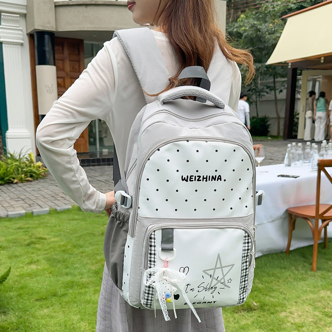 Trendige gepunktete Rucksack Karnz 1791204846