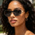 Damen modische Sonnenbrille Karnz