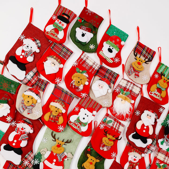 Festlicher Weihnachtsstrumpf Karnz