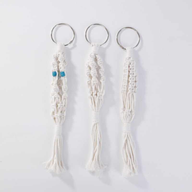 Schlüsselschmuck mit Makramee-Design Karnz