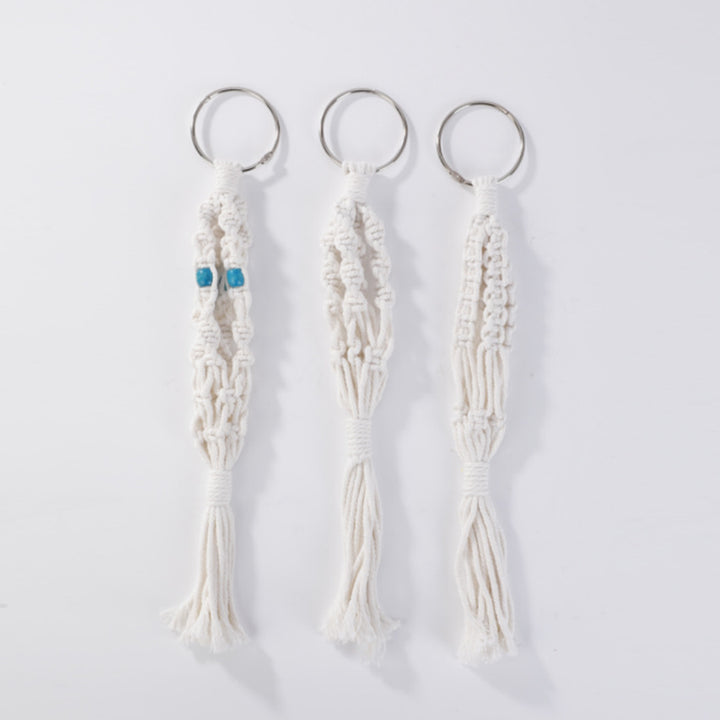 Schlüsselschmuck mit Makramee-Design Karnz