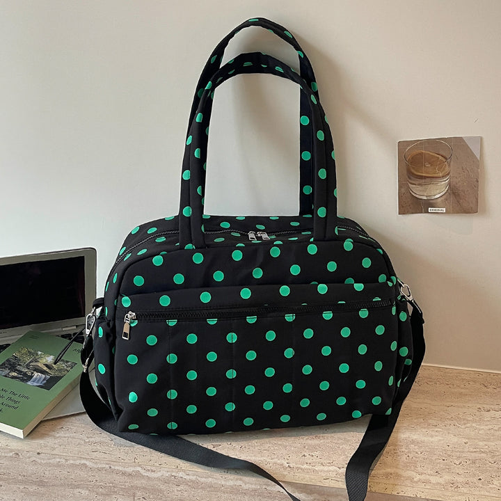 Stylische gepunktete Sporttasche