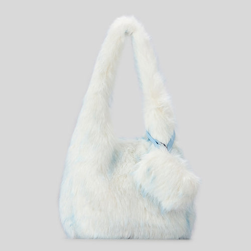 Plüsch Kunstfell Schultertasche