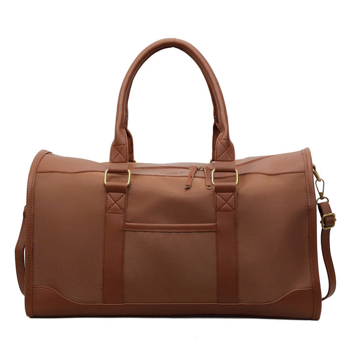 Klassische Leder Reise Duffle Karnz