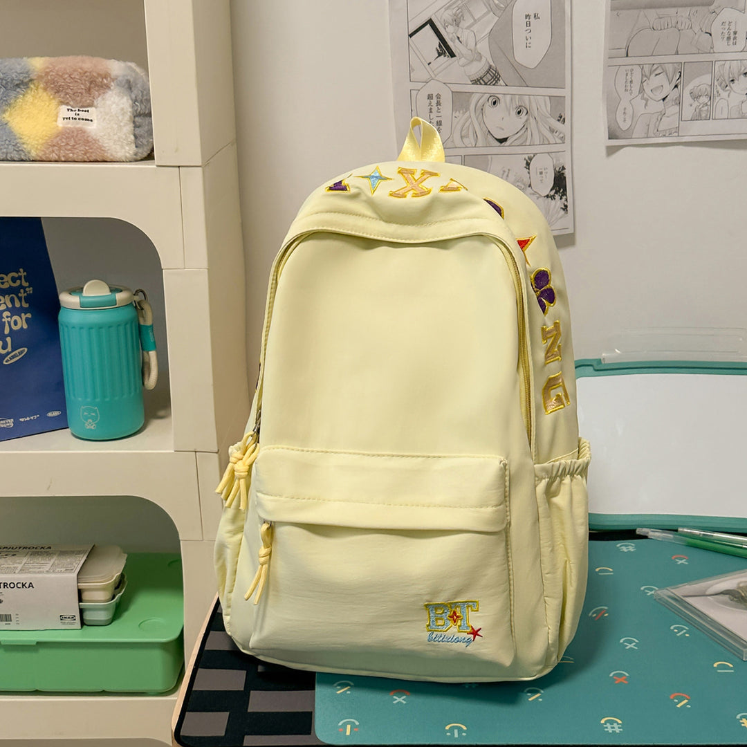 Stylische Bestickte Klassische Rucksack