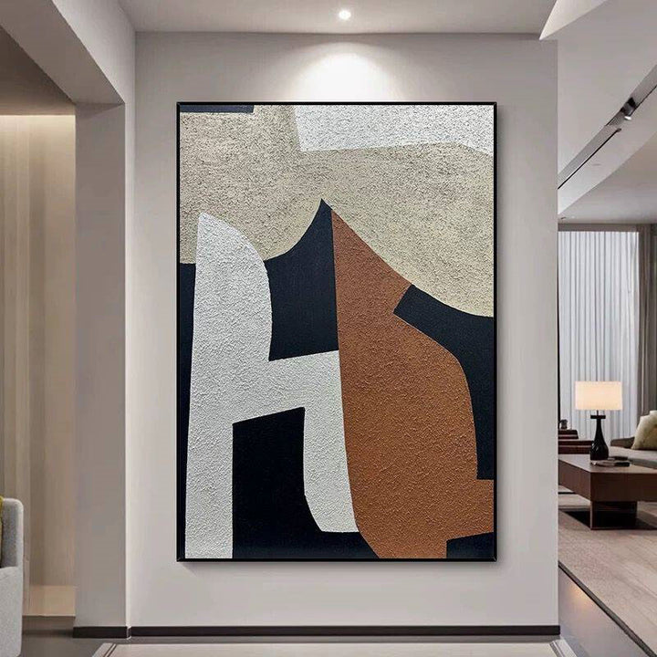 Moderne Minimalistische Texturierte Wandkunst