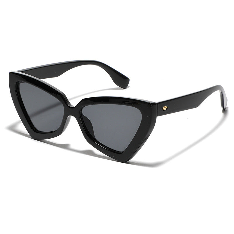 Damen Cat-Eye Sonnenbrille mit verspiegelten Gläsern und robustem Rahmen Karnz